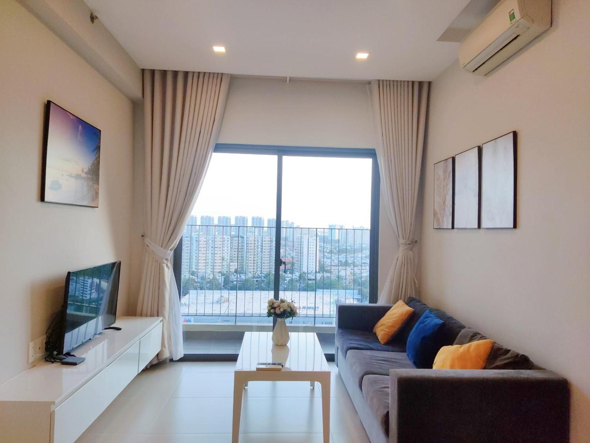 Masteri Thao Dien Comfy #nice Balcony #opening View Căn hộ